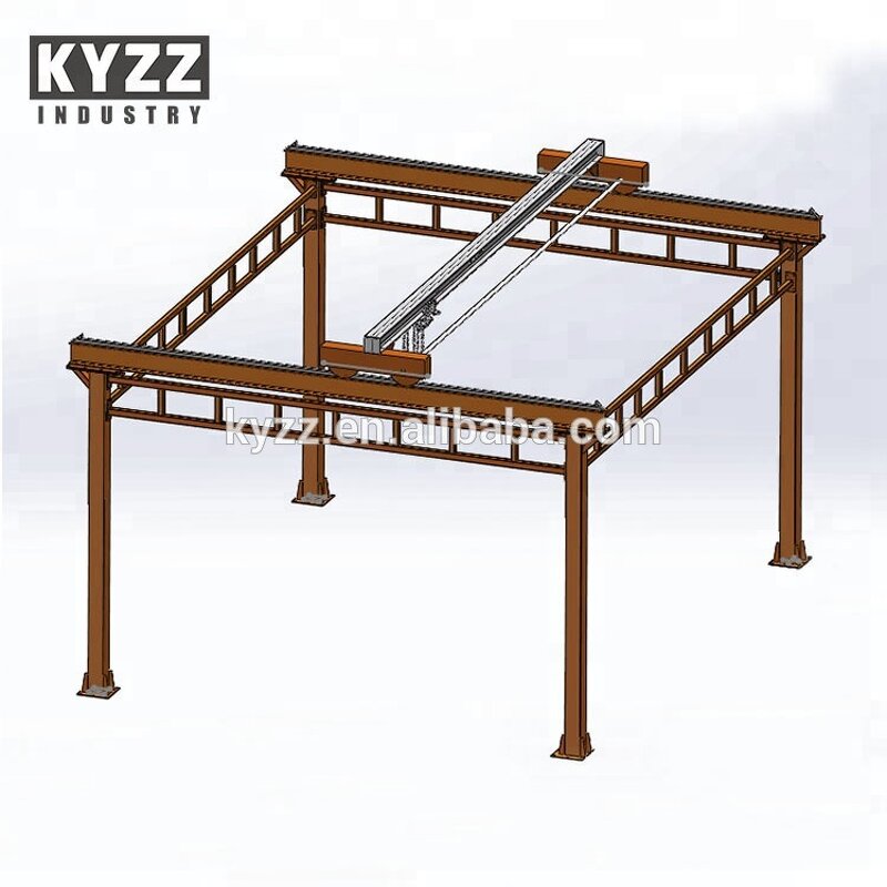 Overhead Crane Manufacturer - Free Standing Modular Workstation Bridge Crane