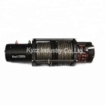 Electric Winch Manufacturer - Mini 12v 12000lbs Offroad 4x4 Synthetic Rope