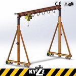 Gantry Crane Manufacturer - Used Mobile Rubber Tyre Gantry Crane