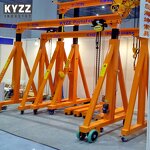 Gantry Crane Manufacturer - 1-10 Ton Semi Self Propelled Electric Crane