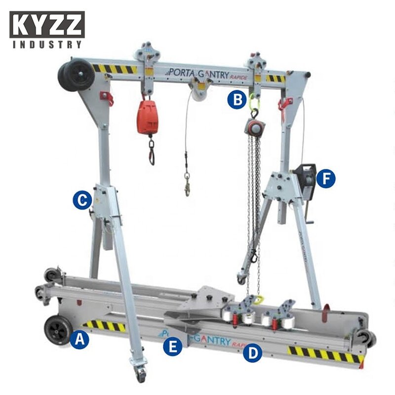 Gantry Crane Manufacturer - Aluminum Boat Lifting Portable Gantry Crane
