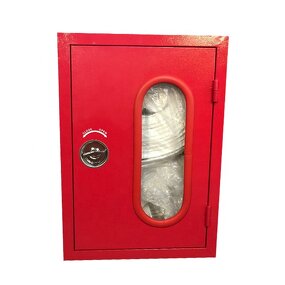 Fire Hose Cabinet Manufacturer - Single Recessed Cabinet with Glass