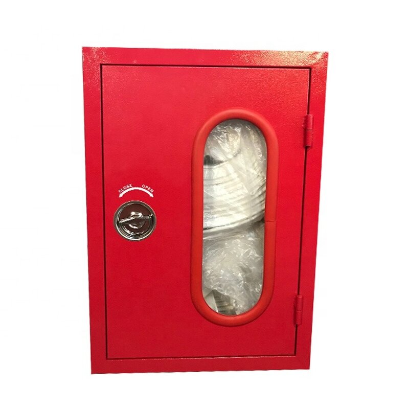 Fire Hose Cabinet Manufacturer - Single Recessed Cabinet with Glass