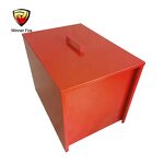 Fire Sand Box Manufacturer - New Design Space Saving Red Coated Box