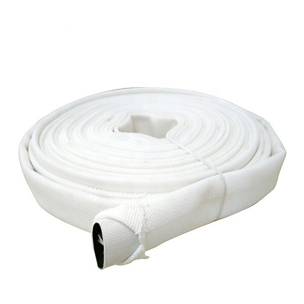 Fire Hose Manufacturer - White 1.5 Inch Double Jacket Fire Hose