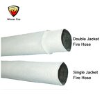 Fire Hose Manufacturer - White 1.5 Inch Double Jacket Fire Hose
