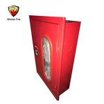 Fire Hose Cabinet Manufacturer - Single Recessed Cabinet with Glass