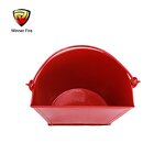 Fire Bucket Manufacturer - Metal Red Fire Bucket for Fire Fighting
