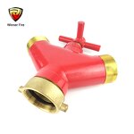 Dividing Breeching Manufacturer - Australia Brass 65mm FBT Inlet Outlet
