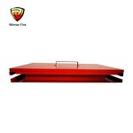 Fire Sand Box Manufacturer - New Design Space Saving Red Coated Box