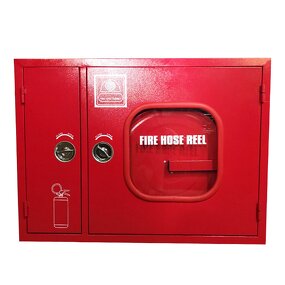 Fire Cabinet Manufacturer - Wall Mounted Double Door with Lock Cabinet