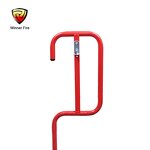 Fire Extinguisher Stand Manufacturer - Red Tubular Single Extinguisher Stand