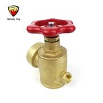 Fire Valve Manufacturer - DN45 Brass Barcelona with Pressure Gauge