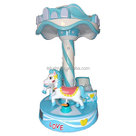 Carousel Ride Manufacturer - Customized 3 Seats Kids Indoor Mini Carousel