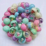 Capsule Toy Manufacturer - 75 mm Twisted Egg Plastic Capsule Toy