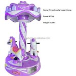 Carousel Ride Manufacturer - Customized 3 Seats Kids Indoor Mini Carousel