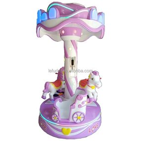 Carousel Ride Manufacturer - Customized 3 Seats Kids Indoor Mini Carousel
