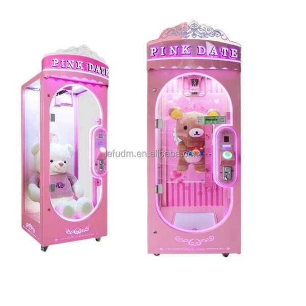 Claw Machine Manufacturer - PINK DATA Luxury Metal Acrylic Construction