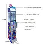 Claw Machine Manufacturer - Hot Sale Coin Operated Mini with Bill Acceptor