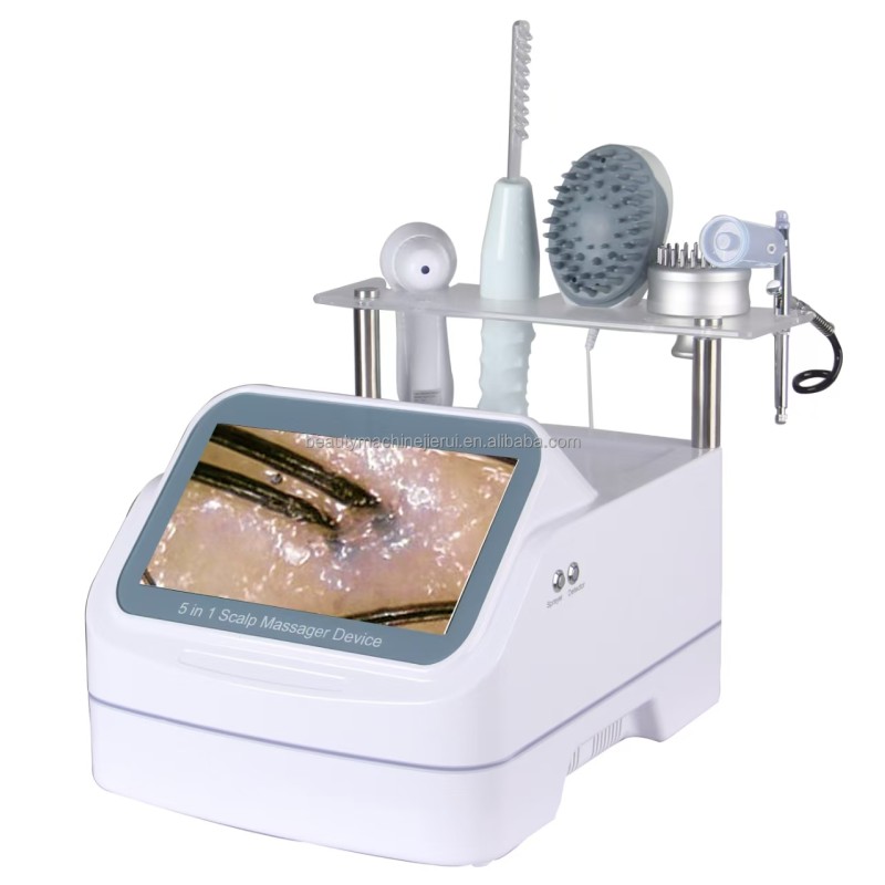5 in 1 Hair Spa High Frequency Scalp Analyzer Hair Maintenance Massage Machine