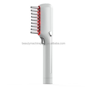 In Stock Electric Hair Growth Comb Led Red Light Anti Hair Loss Vibration Scalp Massage Comb