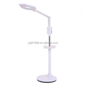 Facial Eyelash Extension Magnifying Lamp Beauty Salon Magnifying Glass with Light with Floor Stand Magnifying Lamp