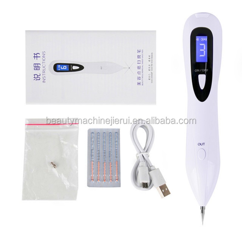 Fibroblast Jet Beauty Plasma Eye Lift Mole Remover Pen 30G Needles