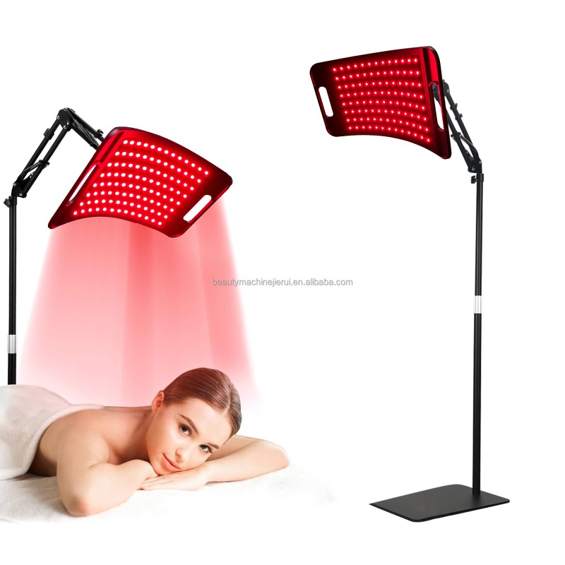Red Led Light Therapy Panel with Stand 660nm 850nm Led Light Therapy Device for Whole Body  LED Red Light Therapy Lamp