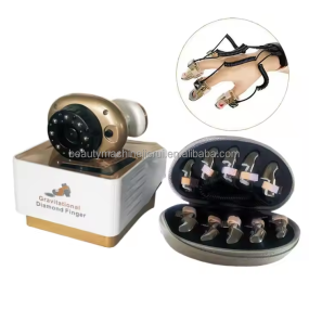 Professional Far Infrared EMS RF Magic Gravitational Diamond Finger Body Massage Beauty Device for Face Lifting