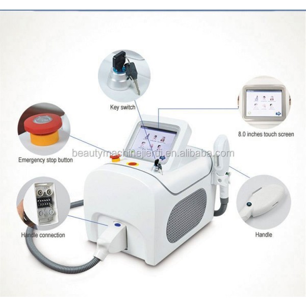 Fast Professional Painless 640 480 530nm Permanent Device Anti Hair Growth Permanent Shr Opt Ipl Hair Removal  Machine
