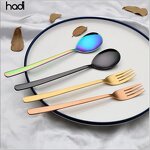 Flatware Set Manufacturer - Matte Black Baroque 304 Stainless Steel Set