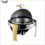 Chafing Dish Manufacturer - Wholesale Wedding Round Steel Gold Color