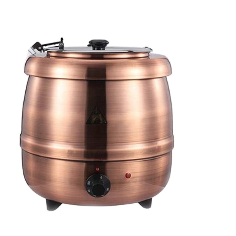 Soup Warmer Manufacturer - Restaurant 10L Electric with Brass Rose Gold
