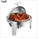 Chafing Dish Manufacturer - Guangzhou Gold Alcohol Stove Round Dish