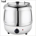 Soup Kettle Manufacturer - Commercial Electric 10-Liter Gas Power Silver