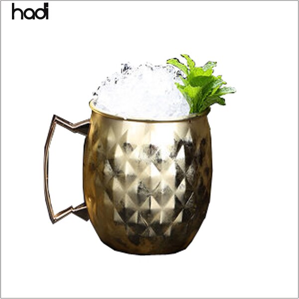 Moscow Mule Mug Manufacturer - Hot Sale Modern Design with Brass Handgrip