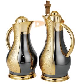 Arabic Coffee Pot Manufacturer - Luxury Golden Saudi Thermos Buffet Urn