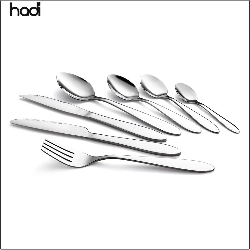 Dinnerware Set Manufacturer - Best Selling Silver Stainless Steel Set