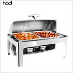 Chafing Dish Manufacturer - Commercial Luxury Oblong Full Gold Electric