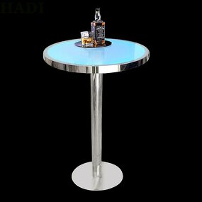 Buffet Table Manufacturer - Guangzhou Acrylic Wood Round Folding LED