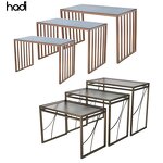 Buffet Table Manufacturer - HADI Rectangular Mirrored Tempered Glass