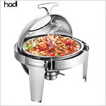 Chafing Dish Manufacturer - Hotel Restaurant Round Gold Food Warmer