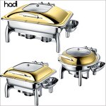 Chafing Dish Manufacturer - High Quality Polishing Stainless Gold Set