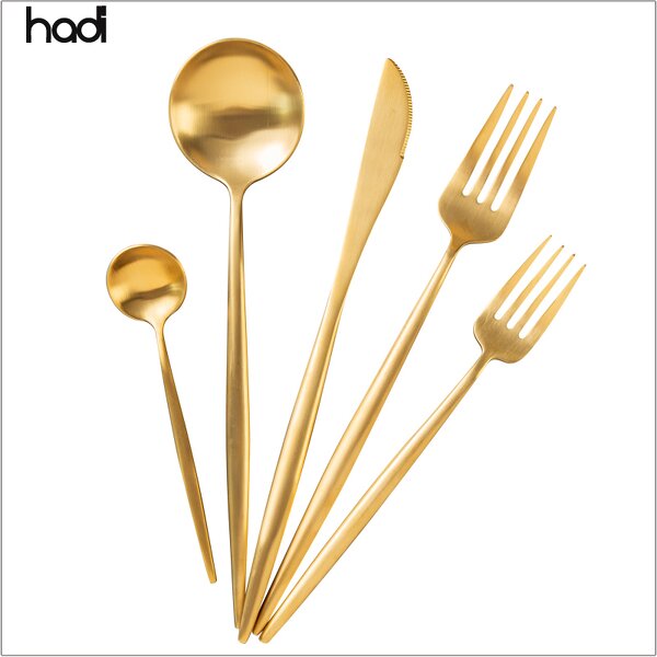 Flatware Set Manufacturer - 2025 High Quality 304 Gold Cutlery Set