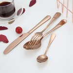 Flatware Set Manufacturer - Matte Black Baroque 304 Stainless Steel Set