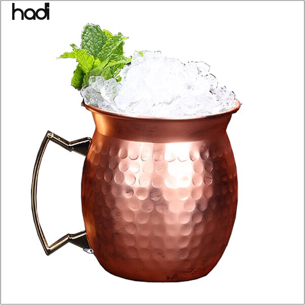 Beer Tumbler Manufacturer - Guangzhou Elegant Rose Gold Handgrip Cup