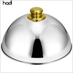 Food Cover Manufacturer - Kitchen Luxury Gold Round Stainless Steel Cover