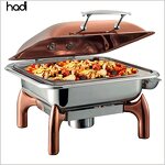 Chafing Dish Manufacturer - Professional 6-Liter Deluxe Heater Golden