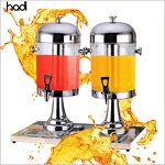 Beverage Dispenser Manufacturer - Luxury Golden Carbonated 2 Tanks Hot Cold