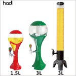 Beer Dispenser Manufacturer - Glass Round Table Top Draft Globe Tower